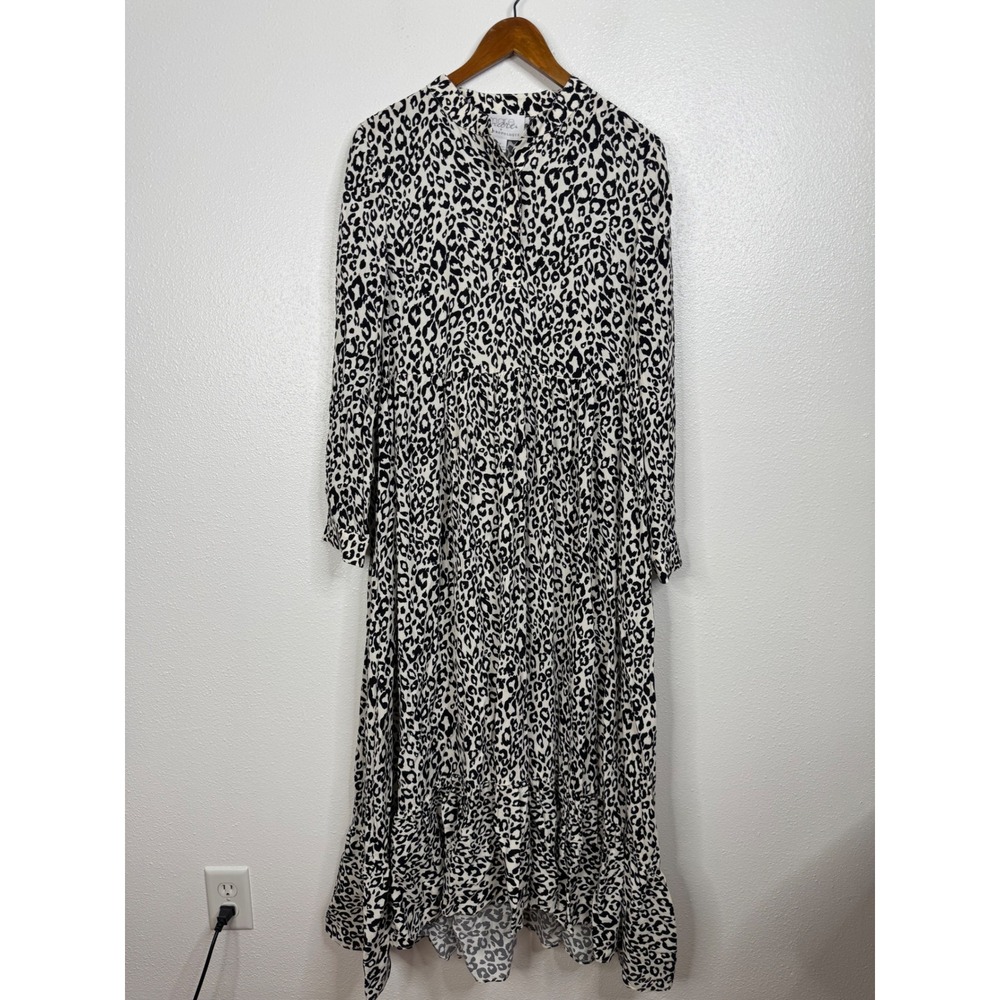 Mare Mare x Anthropologie Lynda Leopard Print Dress‎ Size Medium